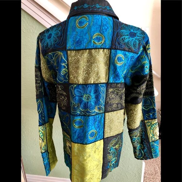 Beautiful silk jacket/ blouse (m) Laura Ashley - Picture 3 of 3